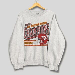1995 Vintage Kansas City Chiefs Sweatshirt, Retro AFC Western Division Shirt Tee